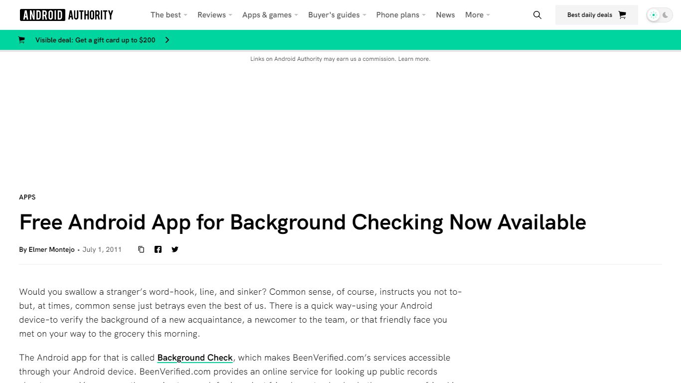 Free Android App for Background Checking Now Available